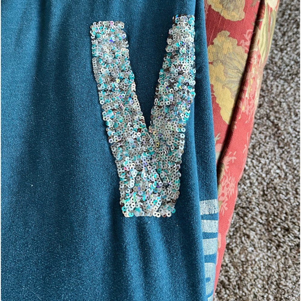 Cozy up with VS Angel sweats. Do comfy, so roomy. Very pretty VS sequins!sparkle